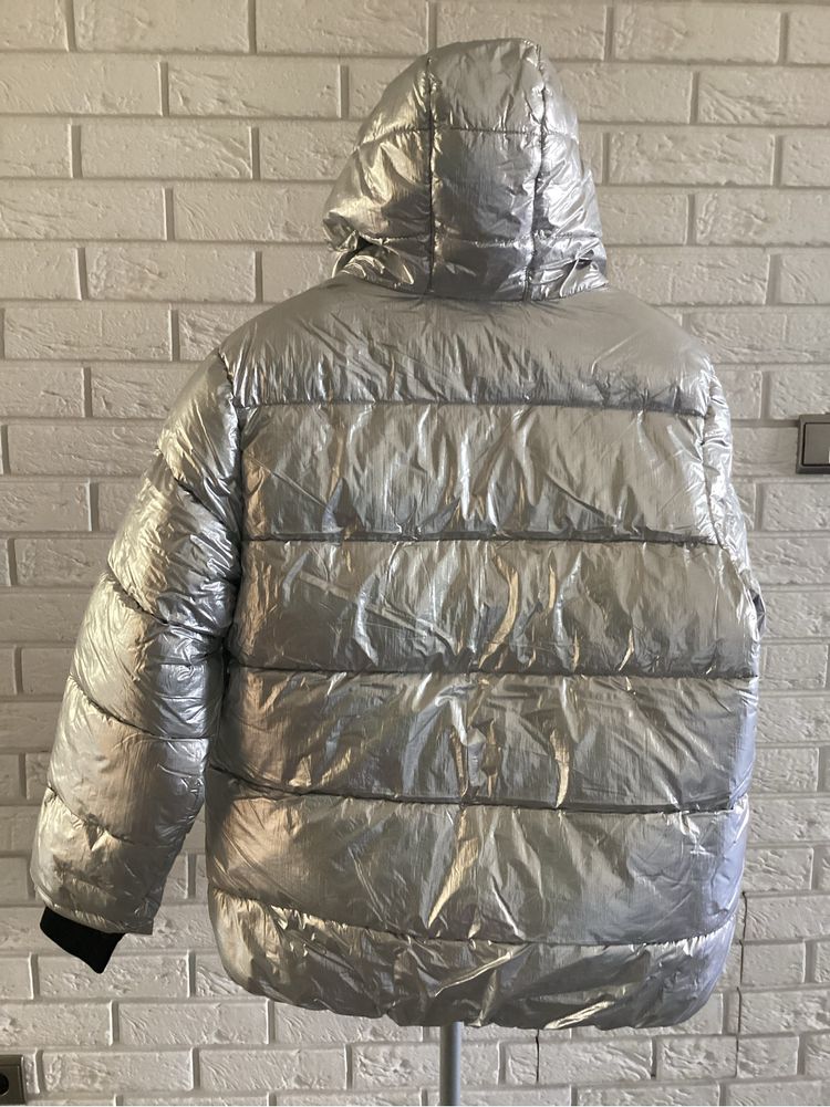 Reserved mega, gruba zimowa kurtka 170/176 nowa