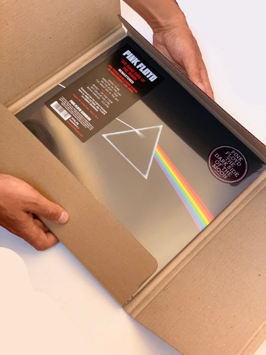 Гофрированная картонная коробка для отправки пластинок 12 "LP