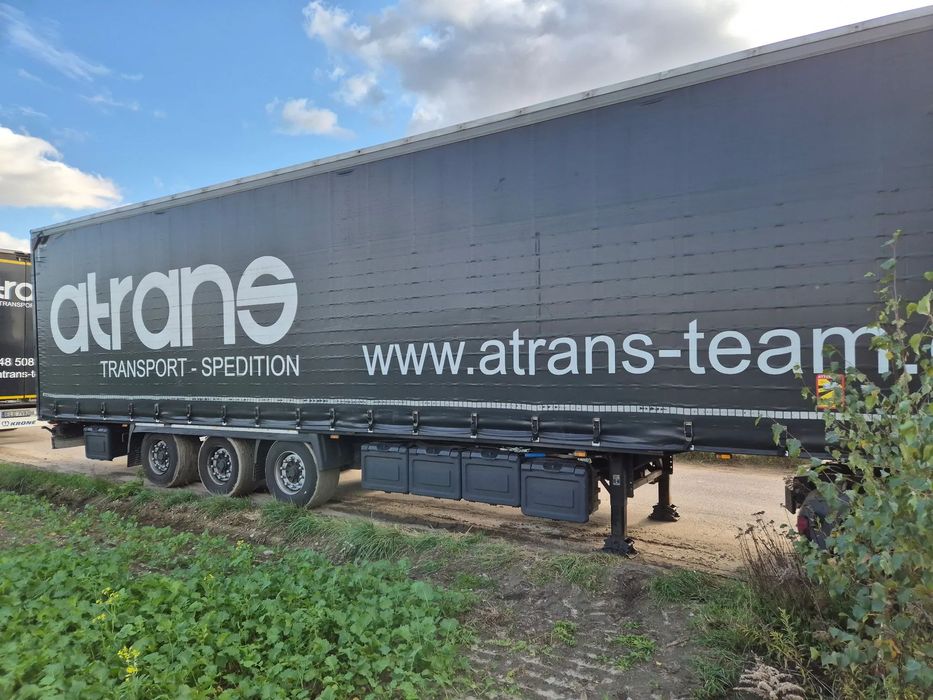 Krone  Mega, XL code, oś podnoszona, zbrojona plandeka,ładne opony,2xwinda