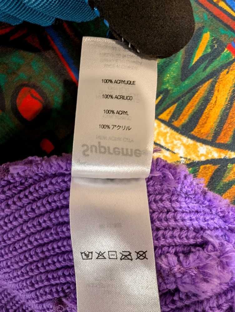 Оригінал Supreme Loose Gauge Beanie шапка з відворотом біні тепла