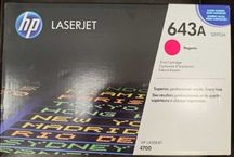 Sprzedam toner 643A, Q5953A, HP Laserjet 4700