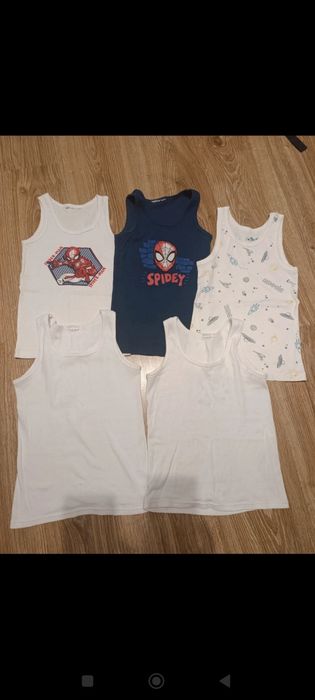 Podkoszulki dziecięce 122 4+1