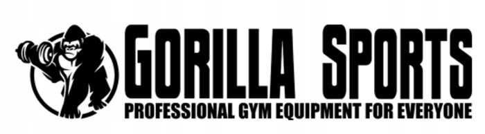 Hantle powlekane / gumowane stałe 1x 4 kg Gorilla Sports NrP165