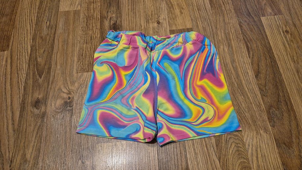 Handmade krótkie spodnie 134/140 szyte polski producent kiz