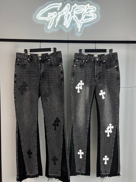‼️ЗНИЖКА‼️ Джинси Gallery dept x Chrome hearts
