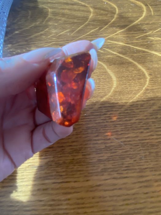 PRL Broszka Bursztyn