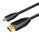 Kabel Micro Hdmi Vention Vaa-D03-B300 3M 4K 30Hz Do Tv I Laptopa