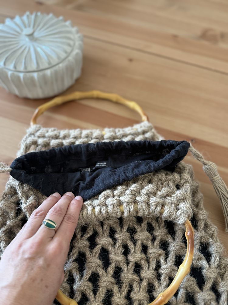 Torebka koszyk Zara boho