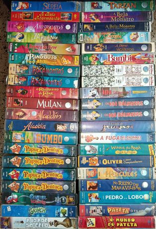 120 filmes VHS banda desenhada
