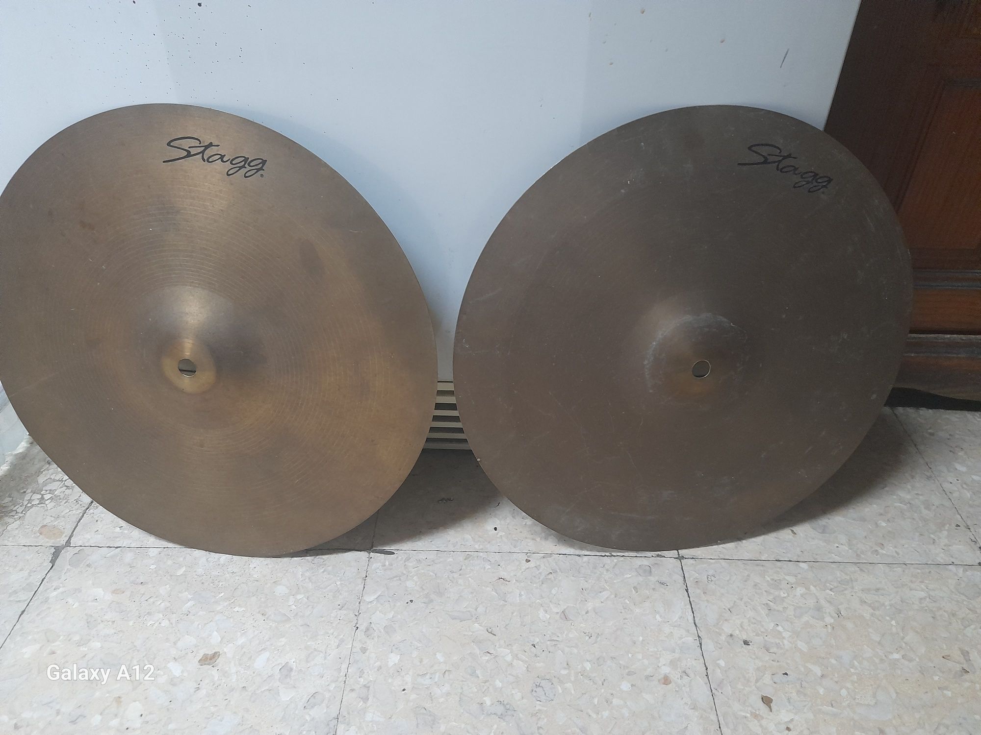 2 pratos de choque Stagg
