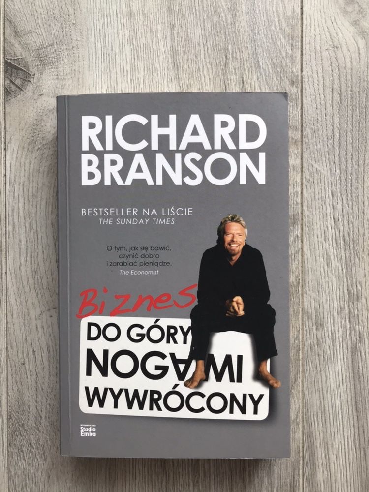 Ksiazka Richard Branson- Biznes do gory nogami wywrocony