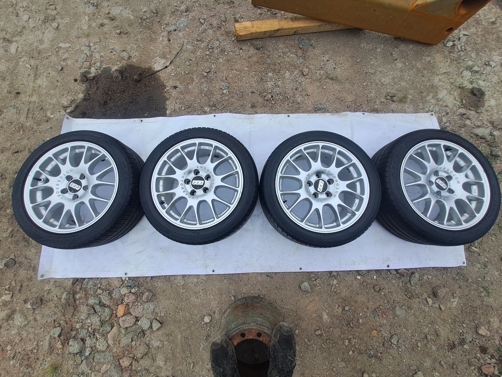 Felgi BBS 17cali 5x112 et 42 + opony Azenis Gratis!