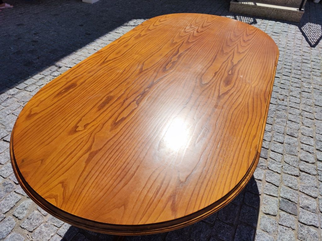 Mesa de jantar + conjunto 6 cadeiras