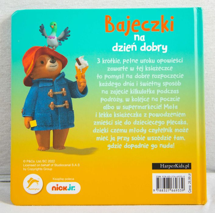 Książeczka Przygody Misia Paddingtona. Bajeczki na dzień dobry