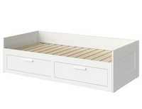 Łóżko pojedyncze rozkładane Ikea BRIMNES