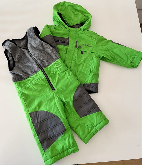 Zimowy 2częściowy kombinezon Columbia regulowana długość spodni do 86
