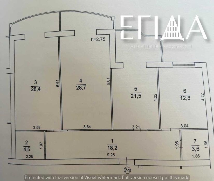 Продаж 3-к квартира 118 кв.м ЖК Ковалівський
