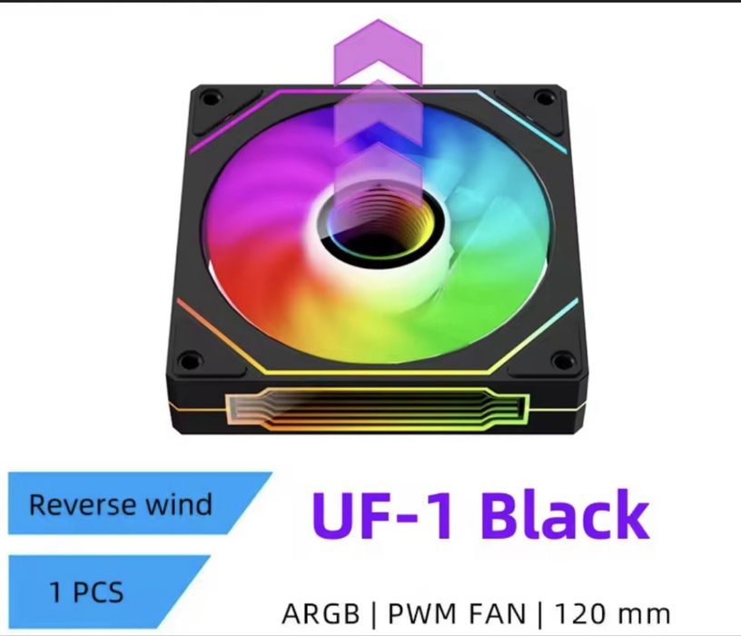 • Кулер Infinity Mirror Prism 120mm WHITE/BLACK  •