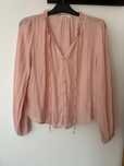 Camisa rosa fina