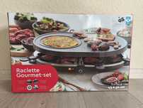 Grill Raclette zestaw na 8 osób nowy 43x30 cm