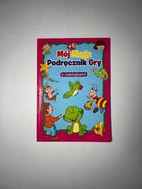 Mój Mega Podręcznik Gry z naklejkami Książeczka dla dzieci