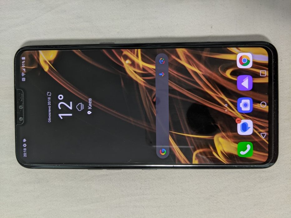 LG V50 ThinQ 5G небольшое выгорание