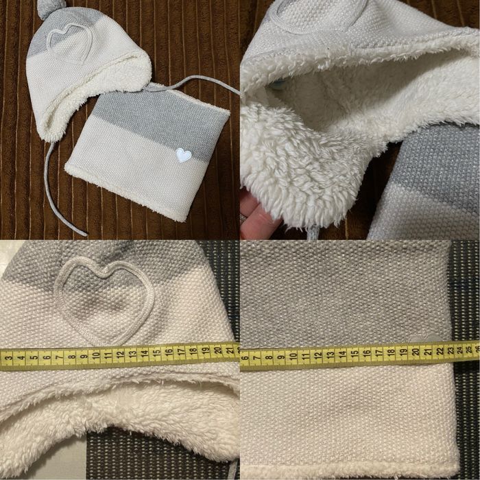 Дитячі шапки комплект шапка+хомут