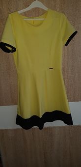Żółta sukienka M