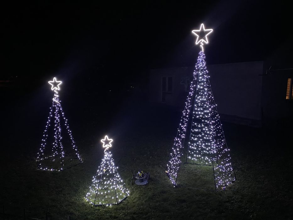 PRZEDSPRZEDAŻ choinki metalowe LED