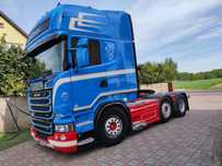 Scania V8 R520 6x2 Pusher 70ton R500  3 osiowy