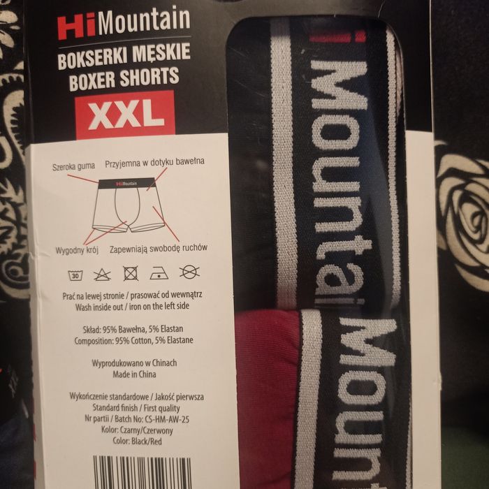 Bokserki męskie Head 2-pack HiMonuntain 2-pack XXL