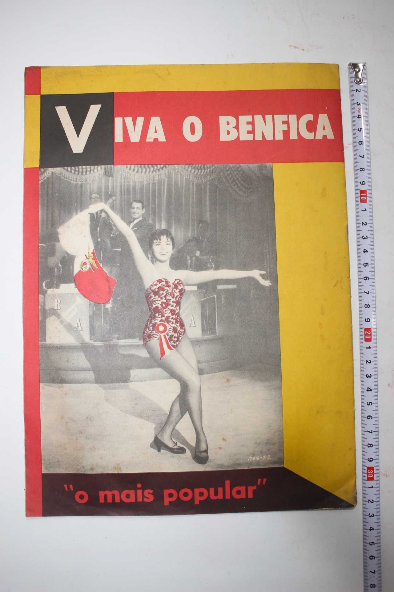 Antiga revista - 1958 - O Benfica ilustrado - Nicolau Ciclista