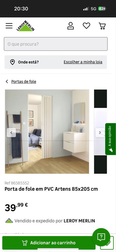 Porta extensivel