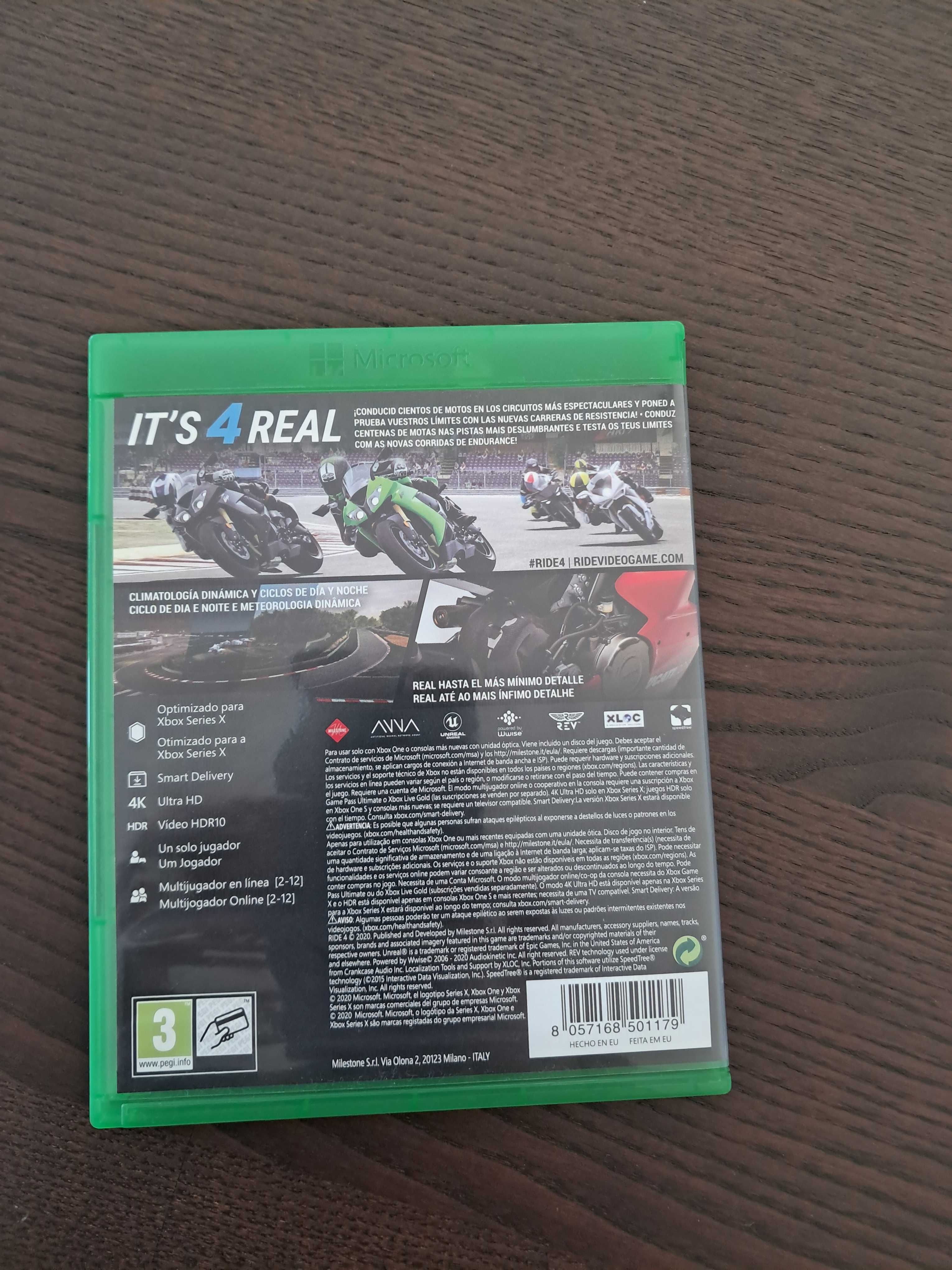 Jogo XBOX Ride 4