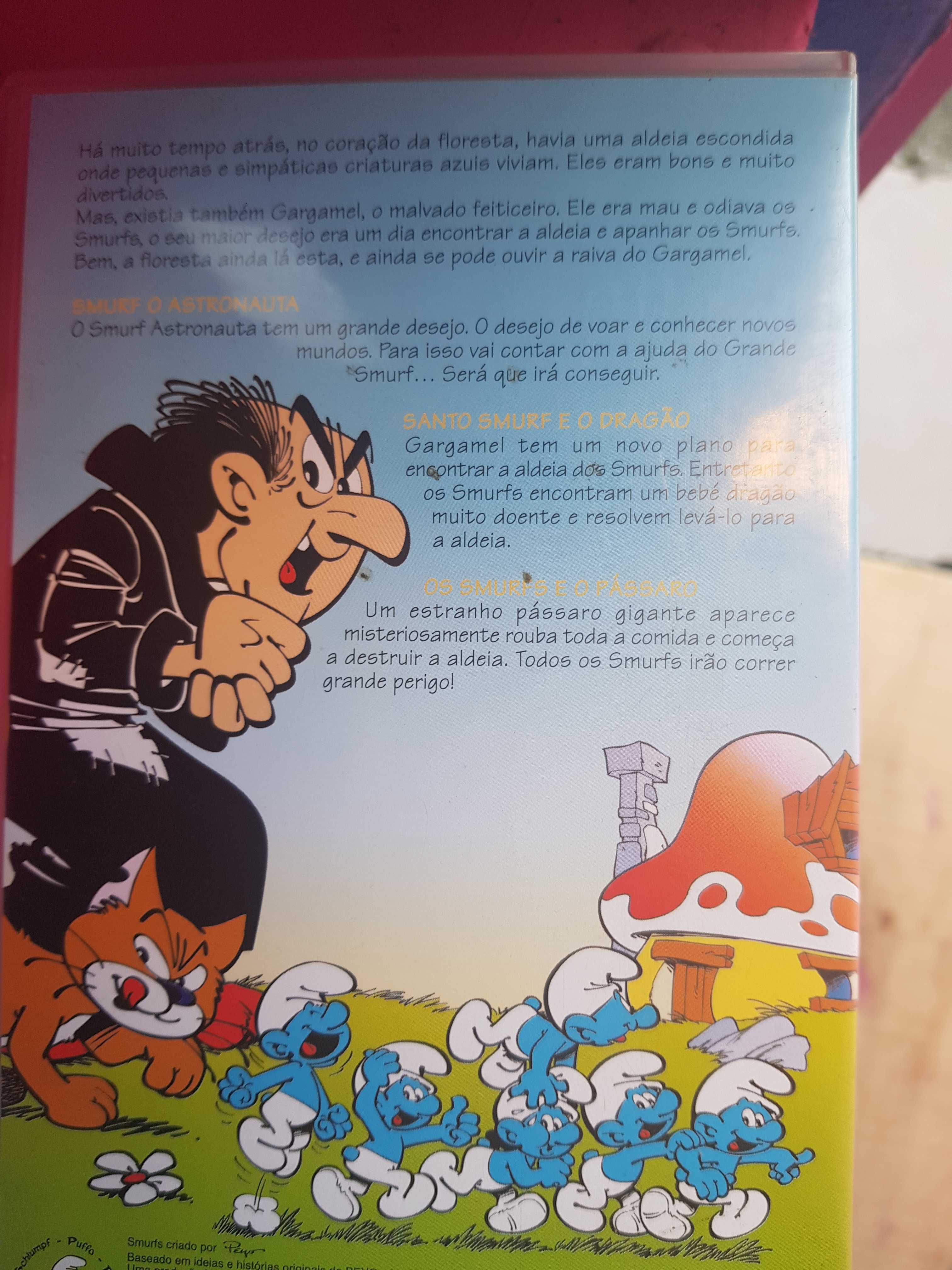 Cassete VHS Os Smurfs