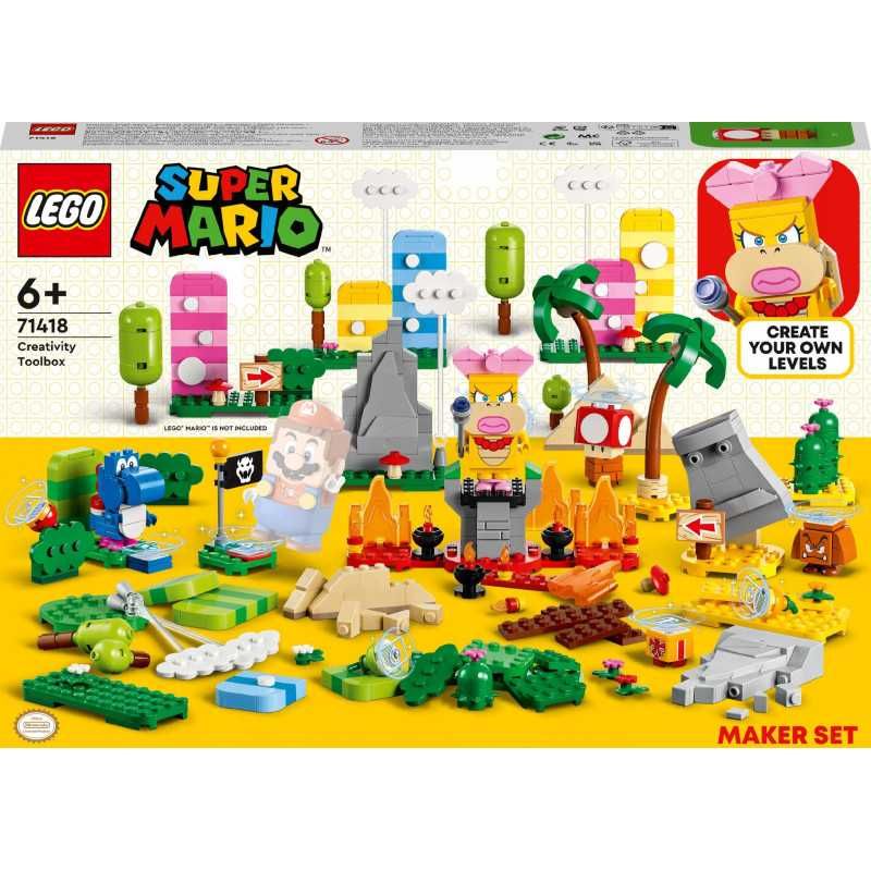 Lego SUPER MARIO 71418 Kreatywna Skrzyneczka Zestawy Twórcy Nowe