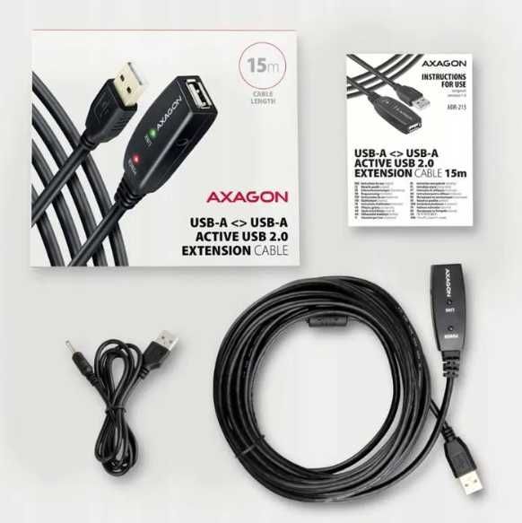 Kabel USB 15m AXAGON ADR-215