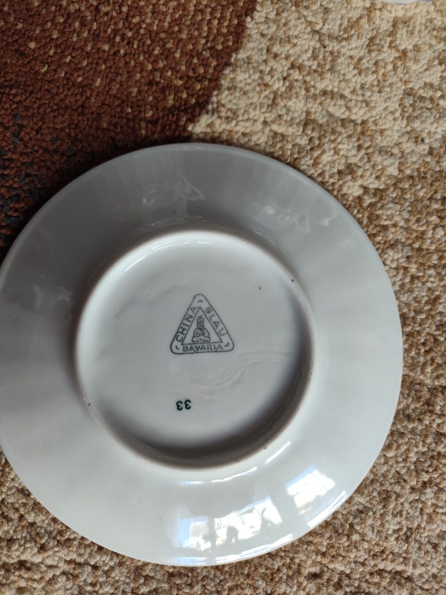 Porcelana Echt Tuppack China Blau Tiefenfurt