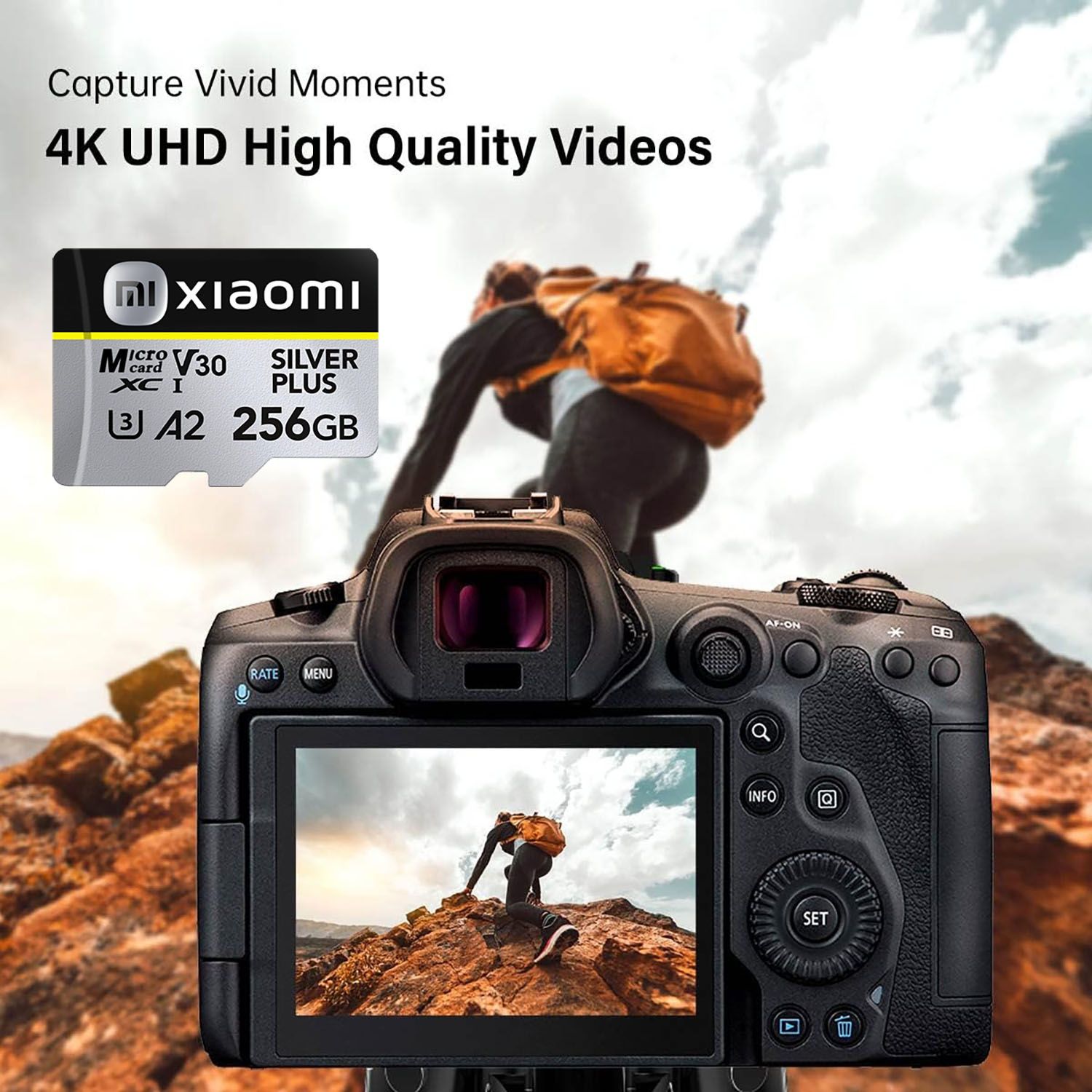 Karta pamięci Xiaomi mikro SD TF 64 GB ultra SD  U3 V30 A2 Silver Plus