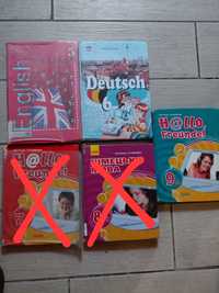 Учебники немецкий английский 5,6 и  9 кл