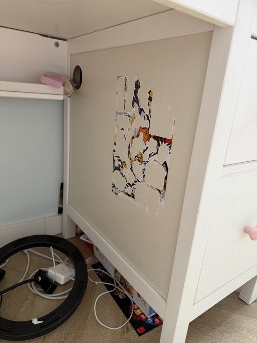 Biurko z nadstawką Ikea Hemnes stan dobry. Rezerwacja