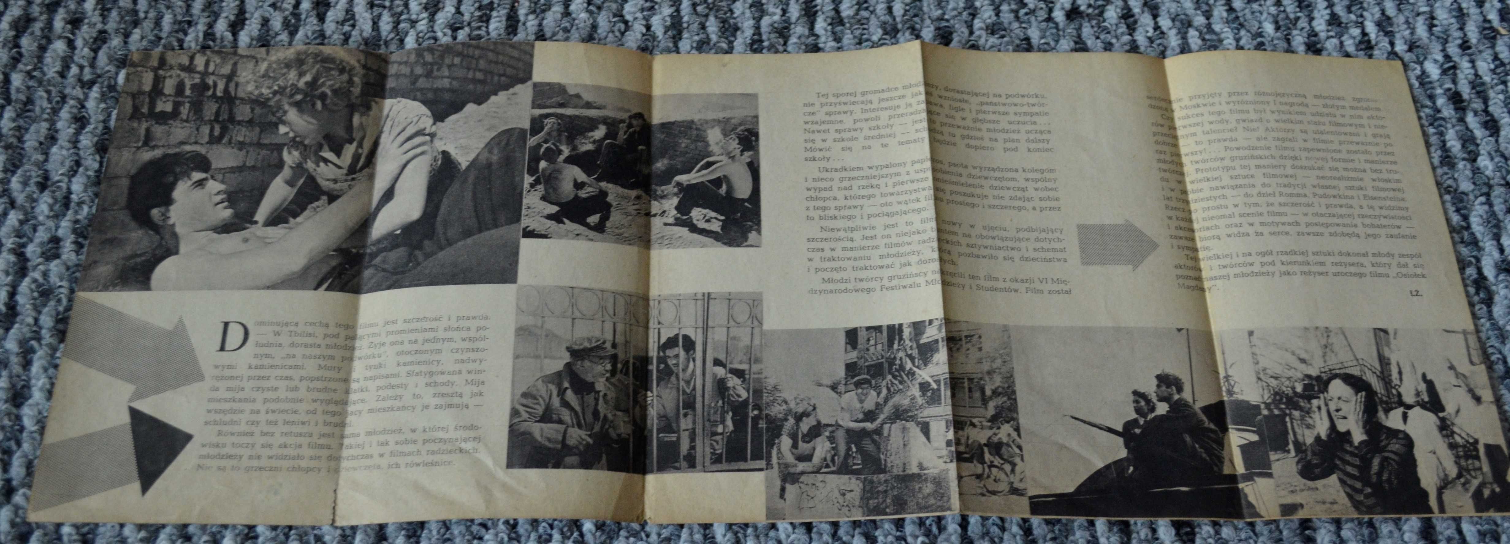 Na naszym podwórku 1956 r. ulotka reklama