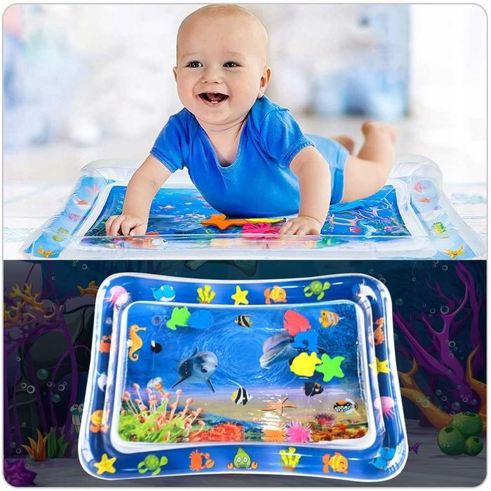 Dmuchana mata 2 szt wodna sensoryczna dla niemowląt