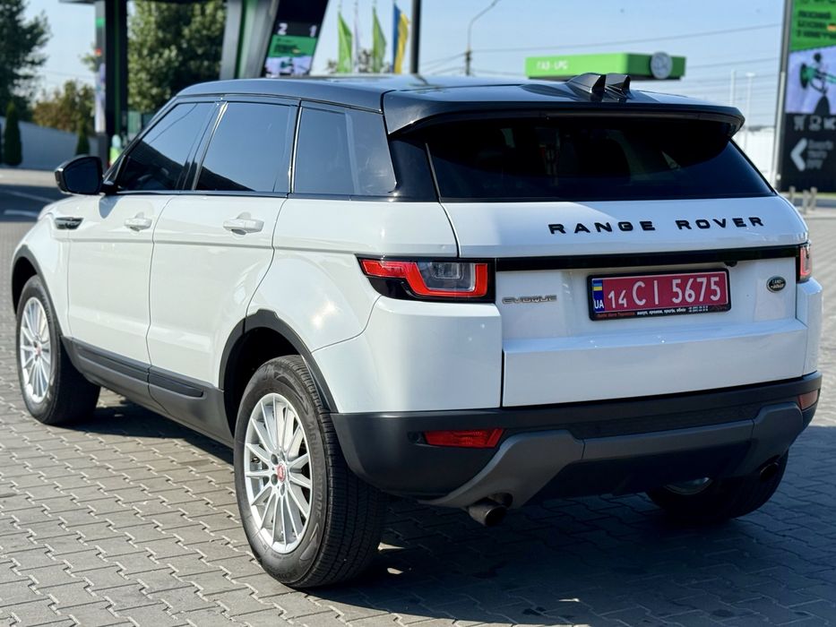 Продаю Land Rover Range Rover Evogue 2016 повний привід