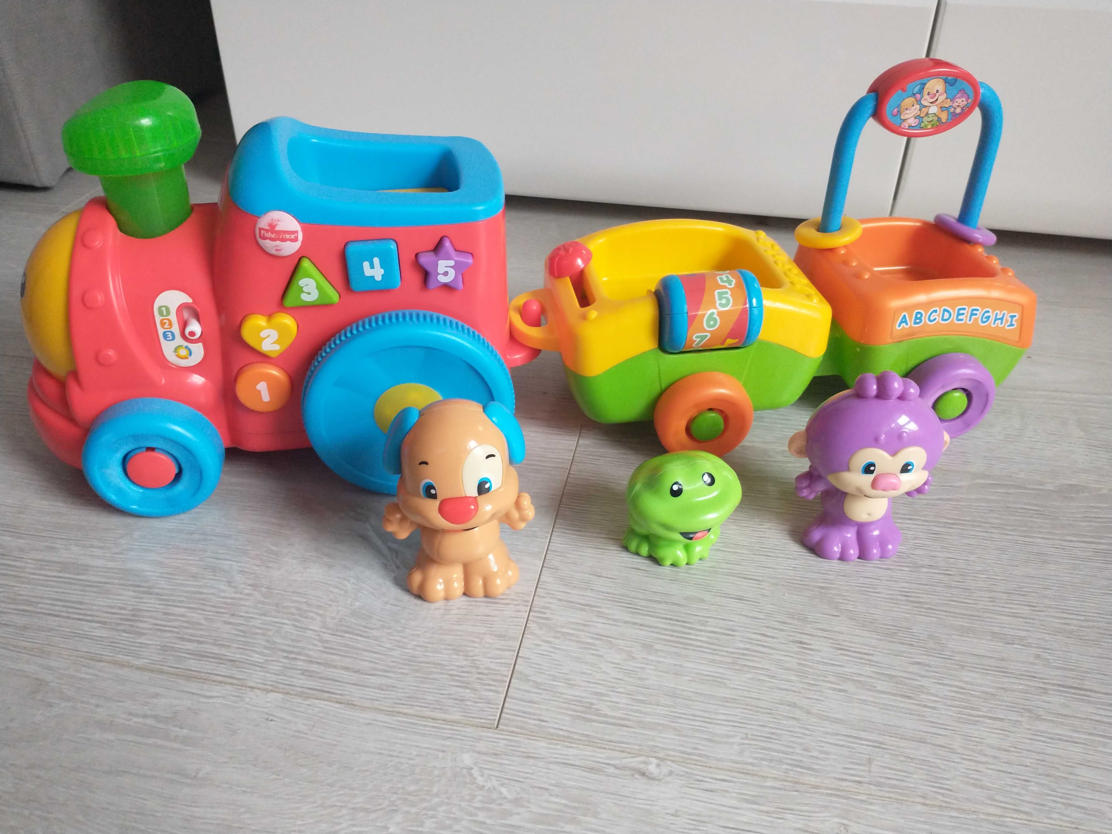 Edukacyjny Pociąg Szczeniaczka Fisher Price PL