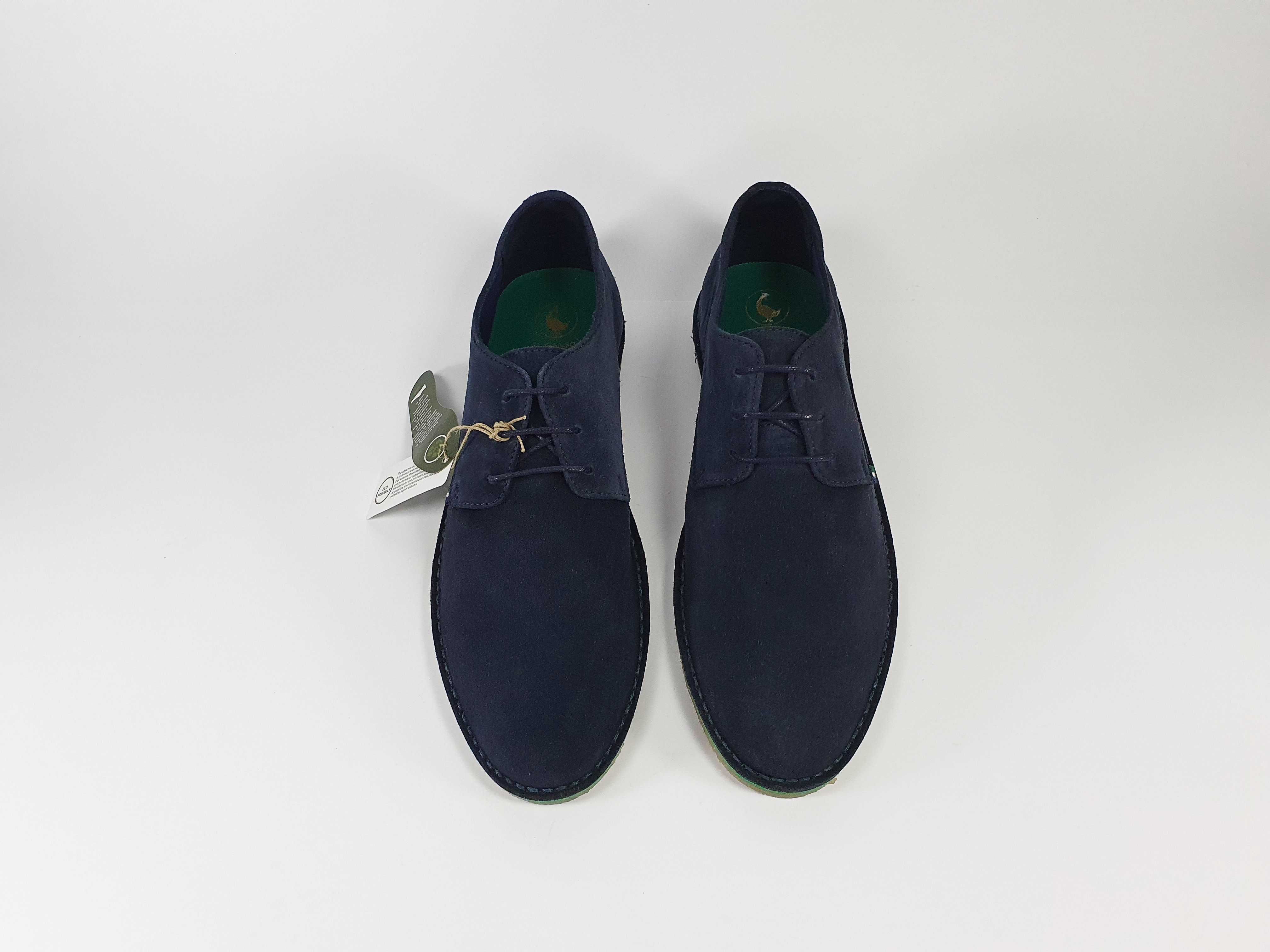 Made in Portugal сині туфлі на весну літо 42 43 27.5 см