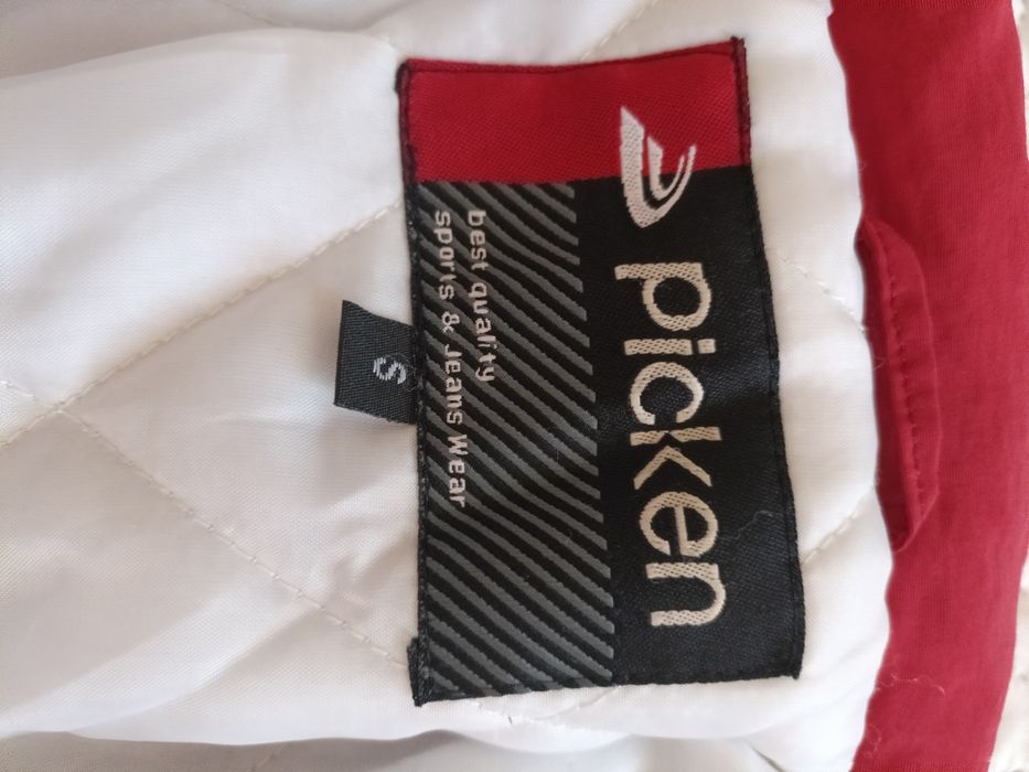Casaco vermelho pickpen tamanho s pequeno
