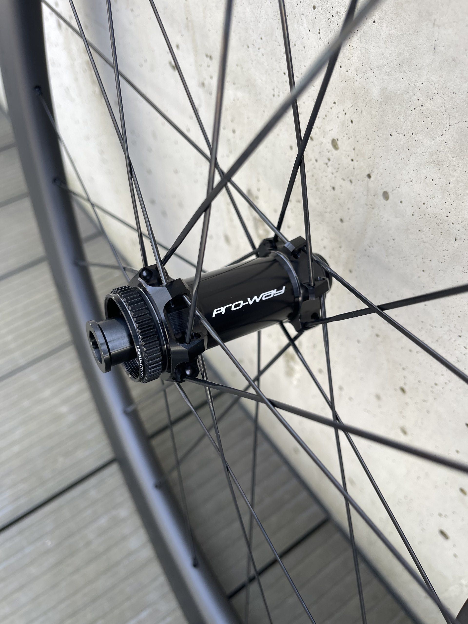 Koła szosowe carbon PRO-WAY TITANIUM 60mm 1530g (gravel)