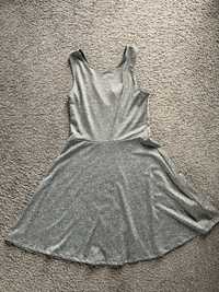 Sukienka szara, letnia zwiewna 8, mini