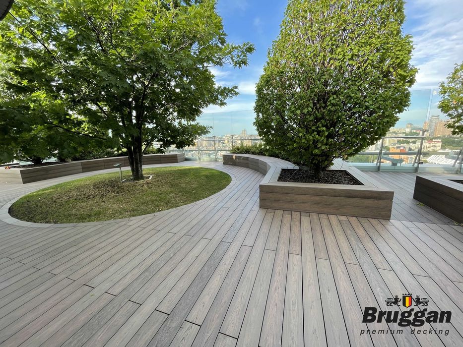 Deska kompozytowa premium. Pełna, barwiona w masie.